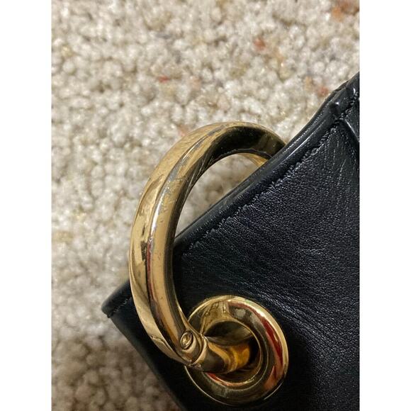 MICHAEL KORS, NWT LAGE BLACK SMOOTH LEATHER SHOULDER BAG - Picture 14 of 15